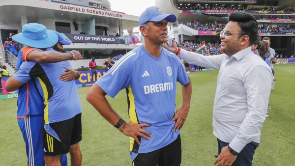 Rahul Dravid s Farewell Speech Outgoing Team India Coach Addresses Team After World Cup Victory