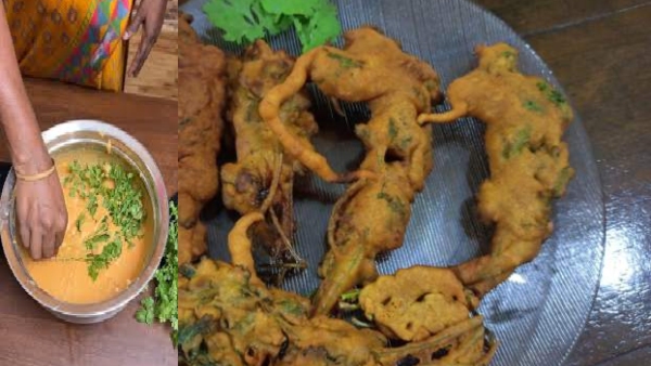Coriander Bajji Recipe Know How to Make Kottambari Bajji in Kannada