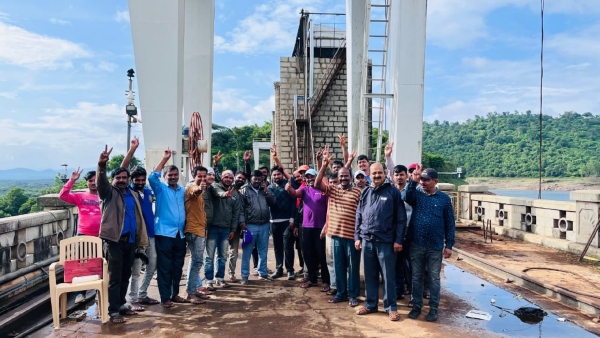Technical Glitch Fixed Bhadra Dam Water Leaking Stopped