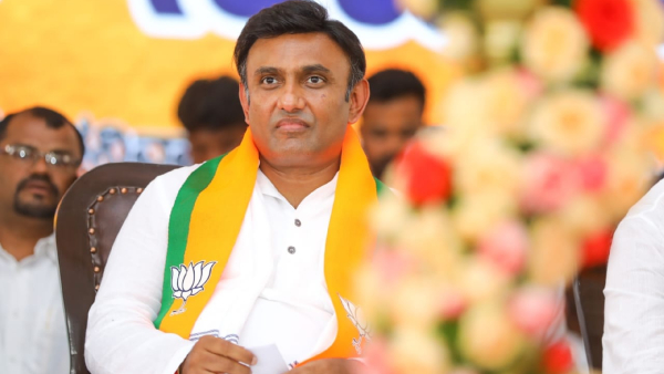 Alcohol distributed at BJP MP K Sudhakar s thanksgiving event for poll win