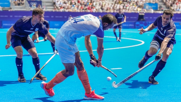 Indian Men s Hockey Team Draws 1-1 with Argentina in Paris Olympics 2024 Pool B Match Indian Men s Hockey Team Draws 1-1 with Argentina in Paris Olympics 2024 Pool B Match
