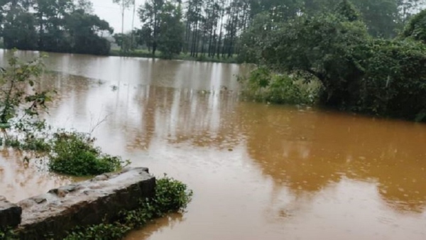 Many Areas Of Kodagu Has Been Flooded For The Second Time Due To Heavy Rain