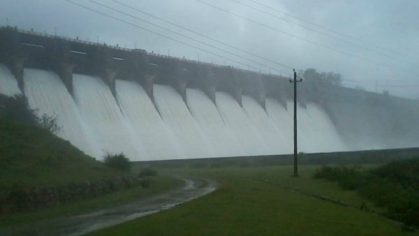 KRS Dam Water Level KRS dam will Start outflowing to Canal from 8th July till Next 15 Days