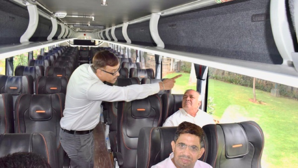 KSRTC Launches New 9600 Volvo Multiaxle Bus for Enhanced Passenger Comfort