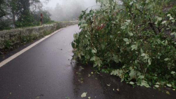 Monsoon Rain Landslide In Agumbe Ghat 4th Cross
