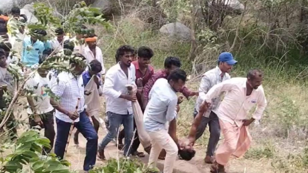 Leopard Attacked Villagers killed the leopard and marched Leopard Attacked Villagers killed the leopard and marched