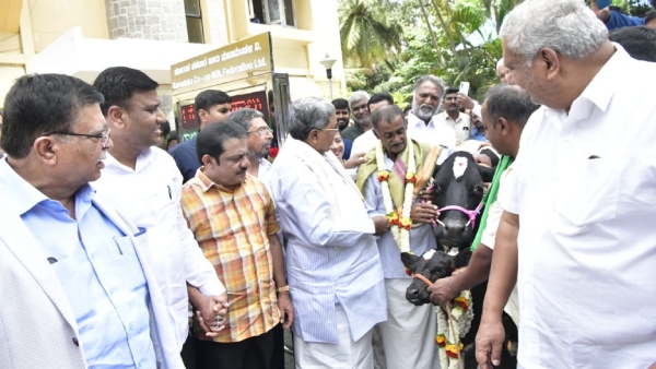 Karnataka Achieves Record Milk Production of Over One Crore Litres Daily Karnataka Achieves Record Milk Production of Over One Crore Litres Daily