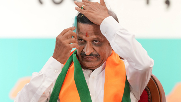 My Wiife Anasuya will not contest in Channapatna bypoll says MP Dr C N Manjunath