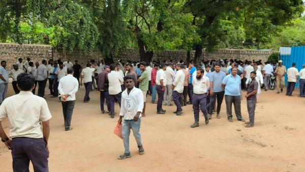 Landslide in Raichur gold mine Laborer Death four seriously injured