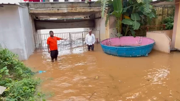 Continued rain in Shimoga Shivamogga-Mattur road closed Continued rain in Shimoga Shivamogga-Mattur road closed