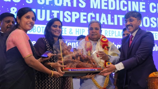 CM Siddaramaiah Opens First Robotic Knee Rejoint Centre in Mysuru