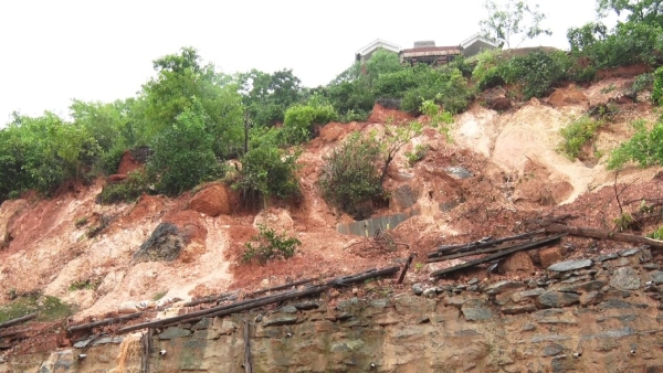 Due To Heavy Rains Over The Past Week Someshwar Hills Collapsed