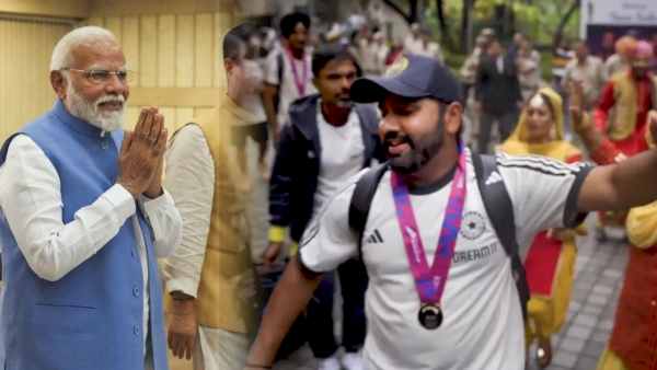 T20 World Cup 2024 Champions Prime Minister Narendra Modi met the world champion team India