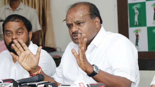 DG Plans For Arrest Nikhil Kumaraswamy Says Union Minister HD Kumaraswamy