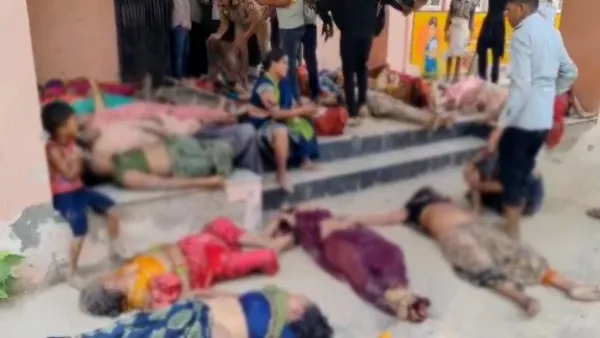 Uttar pradesh stampede 27 die in stampede at bhole baba satsang event in hathras