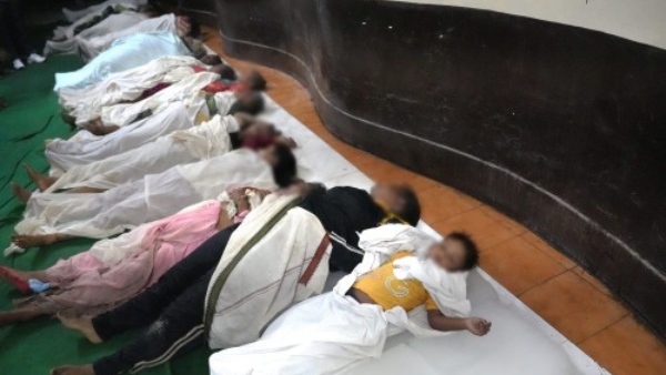 Hathras Satsang stampede tragedy Police constable suffers heart attack after finding dead bodies