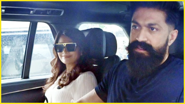 Actor Yash spotted in Mumbai with wife Radhika pandit to attend Anant-Radhika s wedding