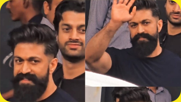 Actor Yash spotted in Mumbai with wife Radhika pandit to attend Anant-Radhika s wedding