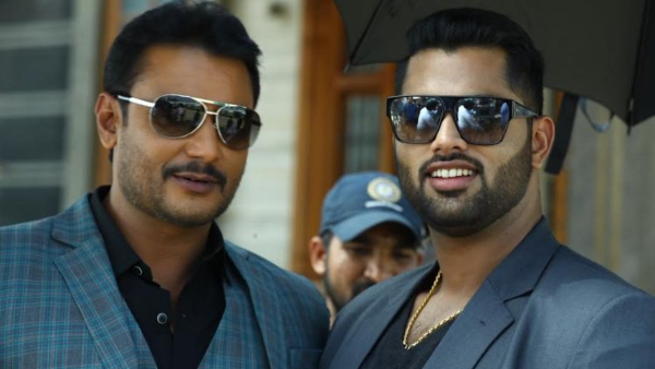 Abhishek ambareesh meets darshan thoogudeepa in parappana agrahara jail