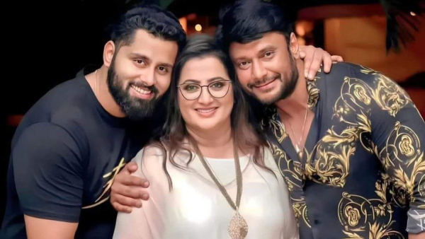 Abhishek ambareesh meets darshan thoogudeepa in parappana agrahara jail