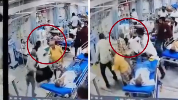 woman junior doctor grabbed by hair assaulted by patient at tirupati hospital - video viral woman junior doctor grabbed by hair assaulted by patient at tirupati hospital - video viral