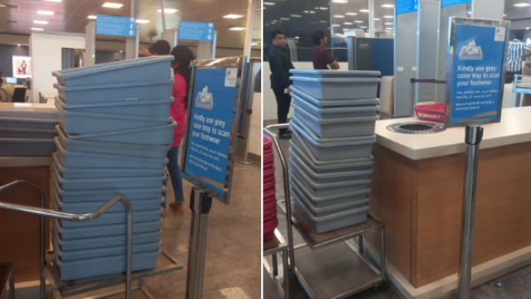 A Entrepreneur Slams on Bengaluru Airport Unsanitary Practices in Security Check