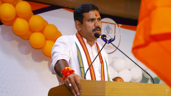Police Attack On BJP workers BJP State President B Y Vijayendra Warns Congress Government