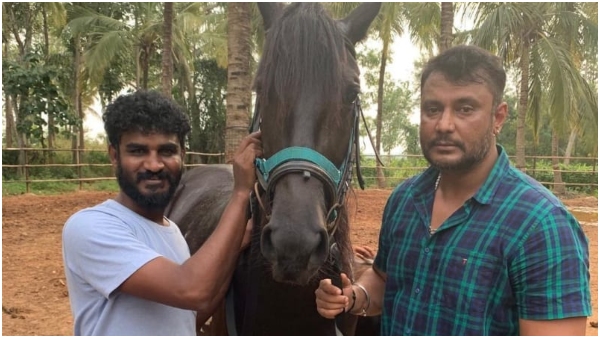 Chikkanna in trouble after went to dinner party with darshan thoogudeepa