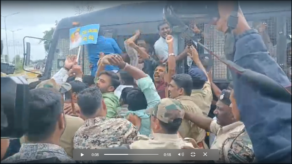 Condemnation for the conspiracy against CM Siddaramaiah Siege of Vijayendra s house