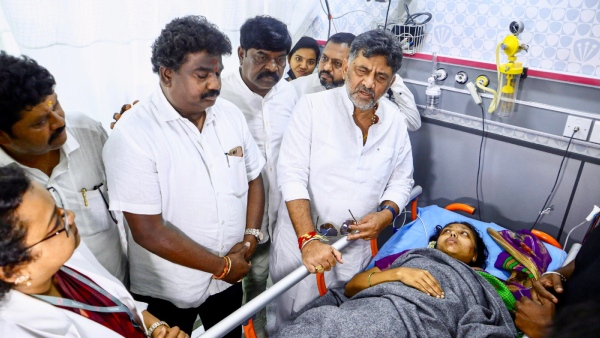 DCM DK Shivakumar Inspect Damage Areas in Bengaluru Promises Swift Action