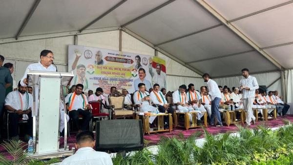 Home minister G Parameshwara Sarcasm Against BJP-JDS Alliance