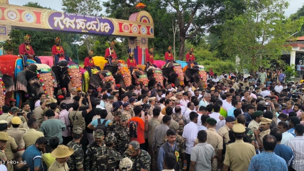 Mysuru Dasara 2024 Forest Minister Eshwar Khandre Has Launched The Mysore Dasara Gajapayana