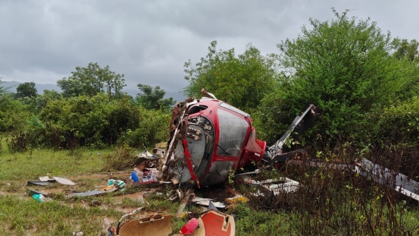 Heavy Rain In Pune Helicopter With 4 On Board Crashes