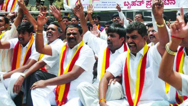 Those who enjoy seeing the suffering of Kannada children should be slapped on the cheek Karave warned