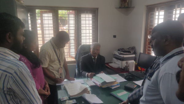 Nelamangala Lokayukta raids on Gram Panchayat offices