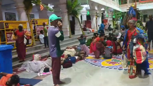 353th rayara aradhana mahotsava at mantralaya Devotees sleepless due to night rain