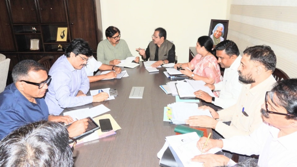 Minister Zameer Ahmed Meeting With Finance Department Officials