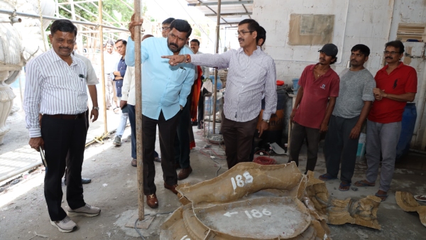 Nada Devi Bhuvaneshwari Bronze Statue Unveiled on November 1st infront Vidhan Soudha