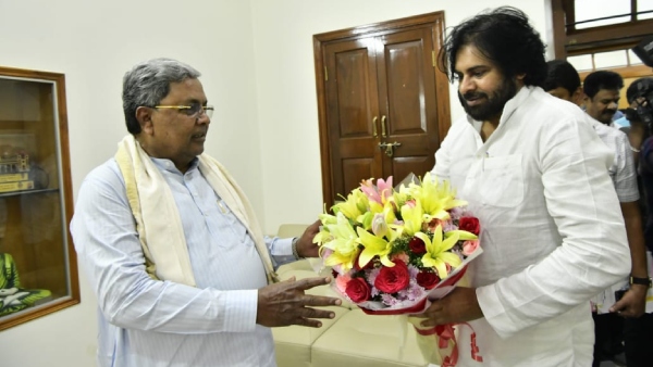 Pawan Kalyan Meets Karnataka Chief Minister Siddaramaiah