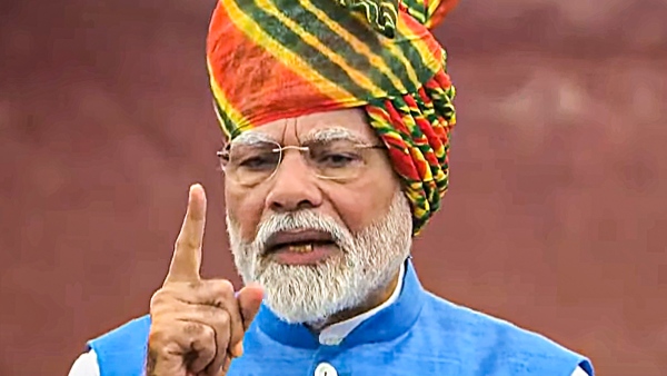 Modi showed his devotion to Lord Rama by wearing a special turban