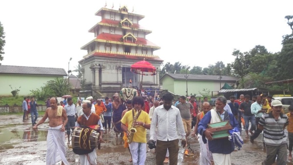 Polinka Puja To Calm The Kaveri River In Monsoon Season At Kodagu District