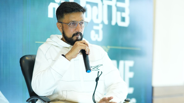 Kiccha Sudeep About Darshan thoogudeep in Press meet