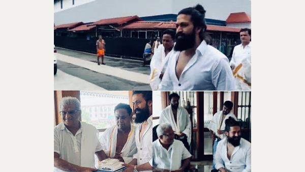 Toxic Yash Visit Dharmasthala Ujire Surya Temple for Blessings Before Starting Toxic Shoot