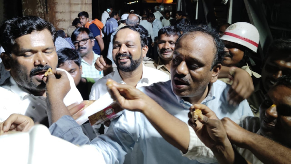 Installation Of First Stop Gate Of Tungabhadra Reservoir Is Successful