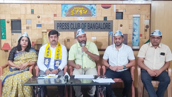 AAP Urges DK Sivakumar to Lead by Example in Collecting Property Tax from Dignitaries