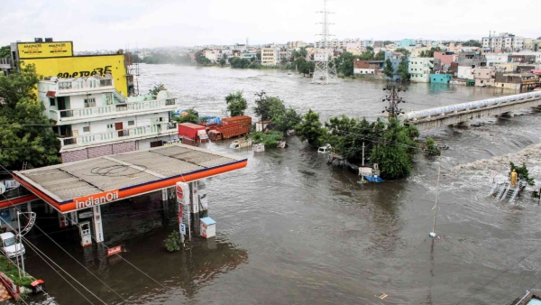 9 Dead Floods Inundate Homes in Andhra and Telangana Amid Heavy Rains