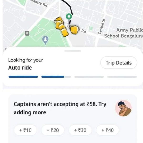 Demand for more money in app-based auto booking in Bengaluru