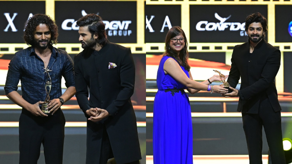 Award Presentation To Sandalwood At SIIMA Awards Event In Dubai