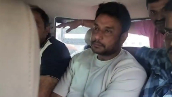 Actor Darshan is silent to Ballari Jail officials reaction