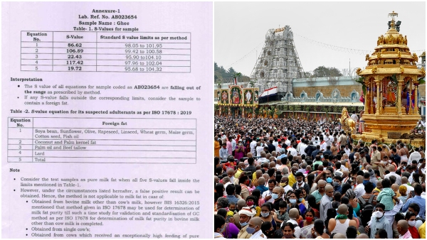 Lab Report Reveals Beef Fat and Fish Oil in Tirupati Temple Laddus